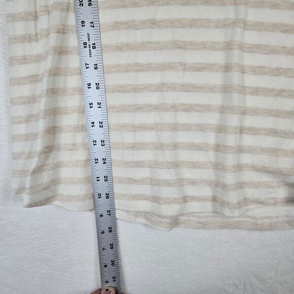 Democracy Pocket Tshirt Blouse Top Womens Large Keyhole Back 0734 - Picture 6 of 8